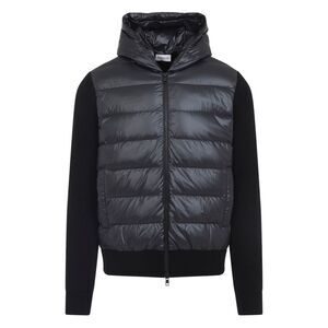 Moncler Men Wool And Nylon Padded Cardigan